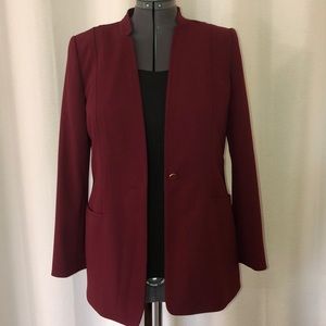 Burgundy Calvin Klein Blazer